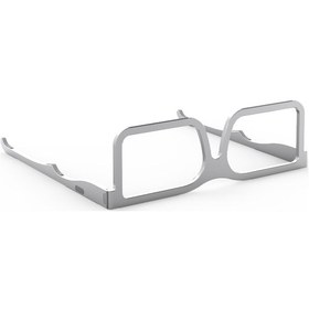 Resim Hangfox Alüminyum Foldable Bilgisayar Tutucu - Taşınabilir Tablet Desteği - Gözlük Desenli Yüksekleyici Gri Standlı 