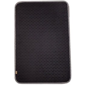 Resim Cattie Altıgen Model Kum Toplayıcı Fonksiyonel Kedi Paspası Medium Gri 37x50 Cm 