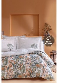 Resim Yataş Amy Çift Kişilik Ranforce Nevresim Takımı Turuncu 