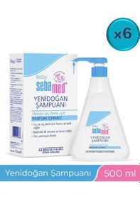 Resim Sebamed Bebek Şampuanı 500 ML Pompalı (Yenidoğanlar İçin) (6'lı Set) 