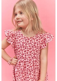 Resim Defacto Desenli Askılı Elbise Kız Bebek H2176a526smpn364 Pembe-pn364 