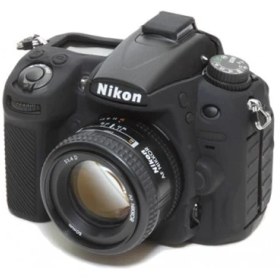 Resim EasyCover Nikon D7000 Silikon Kılıf ECND7000 ( Siyah ) 