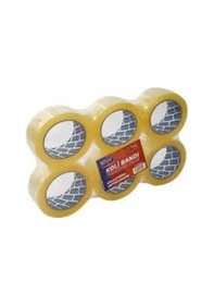 Resim Koli-Ambalaj Bant 6'Lı Paket 45Mm-100 M Şeffaf 