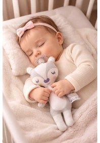 Resim Toys2you Emzikli Uyku Arkadaşı Gri Ceylan Açık Gri 
