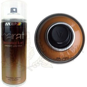 Resim Motip Carat Parlak Sütlü Kahve Sprey Boya 400 ML - Ral8001 