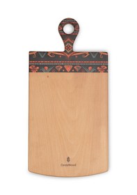 Resim Yekpare Masif Ahşap Sunum Kesme Tahtası Desenli Kayın Large 9 