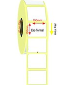 Resim 100x100 Eko Termal Barkod Etiket 100 Sarım 