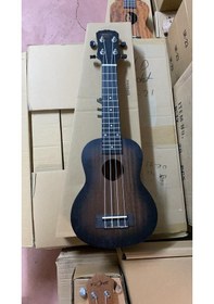 Resim Karma Markalardan Üst Soprano Masif Maun Ağacı Ukulele 