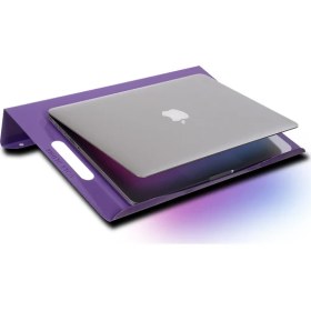Resim VOLL BLUME M1 Notebook Standı Laptop Altlığı Sehpası - Ofis İçin Lila 