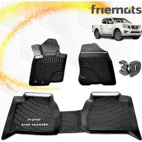 Resim Nissan Navara 3D Paspas Havuzlu Siyah 2014-2020 Arası 4 Prç N11.9920 