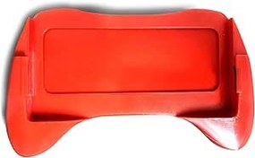 Resim Valley Of The Sun 3DS için özelleştirilmiş ekstra kaymaz oyun kolu el kulpları kırmızı renk, Nintendo 3DS eski küçük el oyun konsolu ile uyumlu, rahat ter geçirmez protez tutucu aksesuarları 