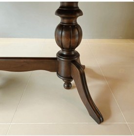 Resim Elegansia Masa Yemek Takımı, 4 Sandalyeli Masa Takımı, Değiştirilebilir Renk Ve Kumaş Ceviz 