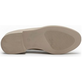 Resim Dosa Shoes Babet Klasik Tokalı Kadın Ayakkabı Bej 