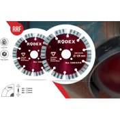 Resim Rodex Lazer Kaynaklı Turbo Elmas Kesme Diski 115 mm 