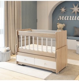 Resim Patiko Swing SW 701 MDF Çıtalı Beşik Bej 