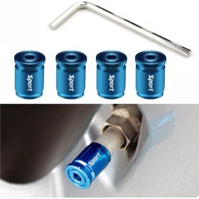 Resim Xiyu Shop B Tipi- Mavi Tarzı Ar Tekerlek Lastik Valf Kapakları Lastik Jant Kök Kapakları Airdust Otomobiller Için Su Geçirmez Motosikletler Kamyonlar Bisikletler Oto Şekillendirme (Yurt Dışından) 