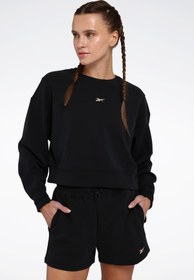 Resim RONE C NECK Siyah Kadın Sweatshirt 