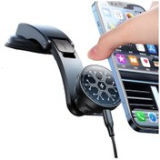 Resim Mcdodo CH-2130 Manyetik Wireless Araç Tutucu Siyah 