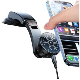 Resim Mcdodo CH-2130 Manyetik Wireless Araç Tutucu Siyah 