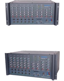 Resim startech Safir S6-800 usb 6 Girişli 2x400 Watt Stereo Amplifikatör 