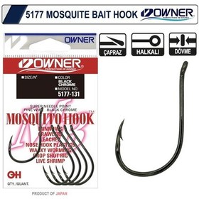 Resim Owner 5177 Mosquıto Hook Siyah Nikel Sinek Iğne 