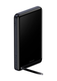 Resim Baseus MgSafe Overseas 20W 10.000 mAh Stant Özellikli Kablosuz Şarjlı Powerbank Mavi 