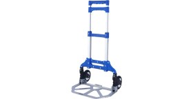 Resim PremiumPort 80 kg Kapasiteli Katlanabilir Portatif Yük Taşıma Arabası 
