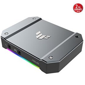 Resim Asus TUF Gaming Capture Box CU4K30 RGB Capture Card - 90YM00H0-B0EA00 