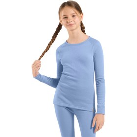 Resim Odlo Active Warm Kids Bl Top Crew Neck L/s Unisex Çocuk Mavi İçlik Üst 