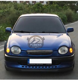 Resim Toyota Corolla Terra 1999-2002 Uyumlu H Lip Esnek Ön Lip 2 Parça Karlık Ön Ek Tampon Altı Dill 