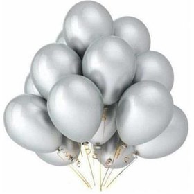 Resim Nedi Balon Metalik Gümüş 100 LÜ PM-72024 