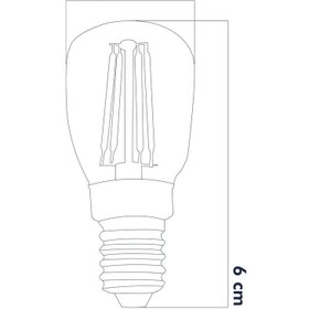 Resim Heka LED Rustik Ampul E14 C7 Ampul 2W 2700K Gün Işığı 10'lu ERD-69 