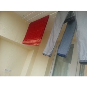 Resim Çukurova Asansörlü Çamaşırlık Kurutma Askısı 5'li 175 CM Beyaz 