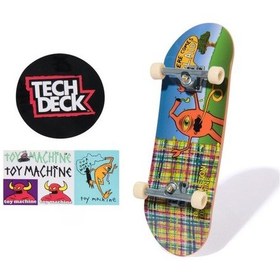Resim Tech Deck Toy Machine Ed Templeton Karakter Grafik Parmak Kaykay 