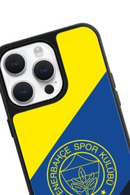 Resim Fenerbahçe Bayrak Mono Arma Telefon Kılıfı - iPhone 15 Pro Max 