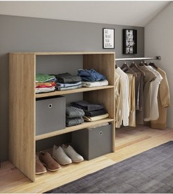 Resim Alaz Giyinme Dolabı - Çok Amaçlı Dolap - Gardırop 180 Cm Açık Giyinme Dolabı 