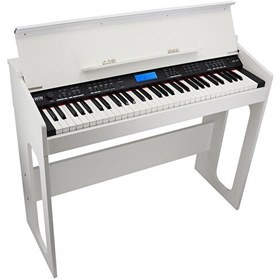 Resim Jwin JDP-950 Hassasiyetli Elektronik 61 Tuş Ahşap Kabinli Beyaz Piyano 