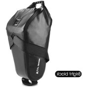 Resim Pazly West Biking 2023 Yeni Su Geçirmez Bisiklet Sele Çantası, Alet Depolama, Arka Ko Siyah Siyah 