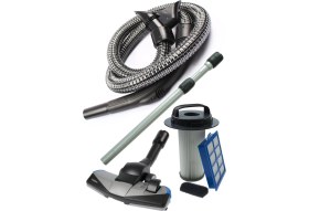 Resim Marketto Fc 9219 Marathon Elektrikli Süpürge Seti (Çelik Telli) 