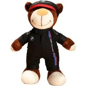 Resim Bmw Motorsport Siyah Bisikletli Peluş Ayı Bmw 80300494083 273921428 