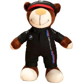 Resim Bmw Motorsport Siyah Bisikletli Peluş Ayı Bmw 80300494083 273921428 