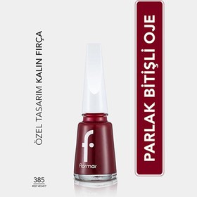 Resim Flormar Nail Enamel Yoğun Pigmentli Oje 385 Red Velvet 