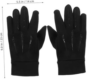 Resim Amosfun Erkek Kayak Eldivenleri Dokunmatik Ekran Ve Tam Parmak Kapsamı Için Sıcak Rüzgar Geçirmez Bisiklet Eldivenleri 