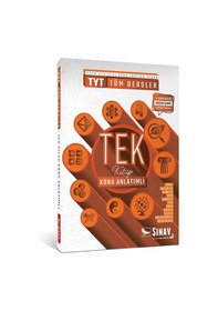 Resim Sınav TYT Tüm Dersler Konu Anlatımlı Tek Kitap - Sınav Dergisi Yayınları 