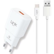 Resim Link Tech Linktech T443 Type-C Kablolu Quick Charge 3.0 Hızlı Şa 
