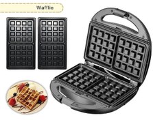 Resim HZL 5i 1 arada Donut - Waffle - Tost Makinası 