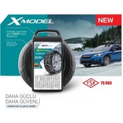 Resim 145x15 Ebatlarına Uyumlu Takmatik X Tipi Kar Patinaj Zinciri 