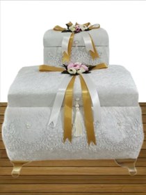 Resim Sonem Çeyiz Çeyiz Sandığı Söz Nişan Bohça Gelin Damat Sandık 2li 0302 