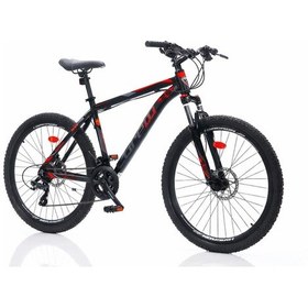 Resim Corelli Felix 1.0 26 Jant 21 Vites 13'' Kadro Hd Siyah / Kırmızı / Gri Dağ Bisikleti Kırmızı 