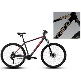 Resim Carraro Force 970c Erkek Dağ Bisikleti 480h Hd 29 Jant 18 Vites Mat Siyah Altın Bakır Kırmızı Çok Renkli 